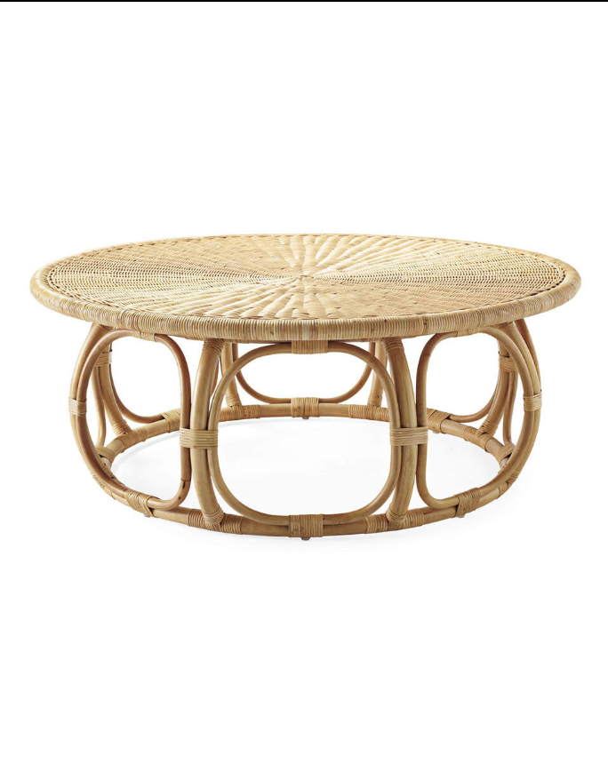 BambooCraft Pietro Rattan Coffee Table
