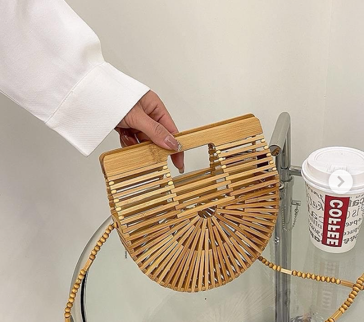 Wendysrack Bamboo Crossbody bag