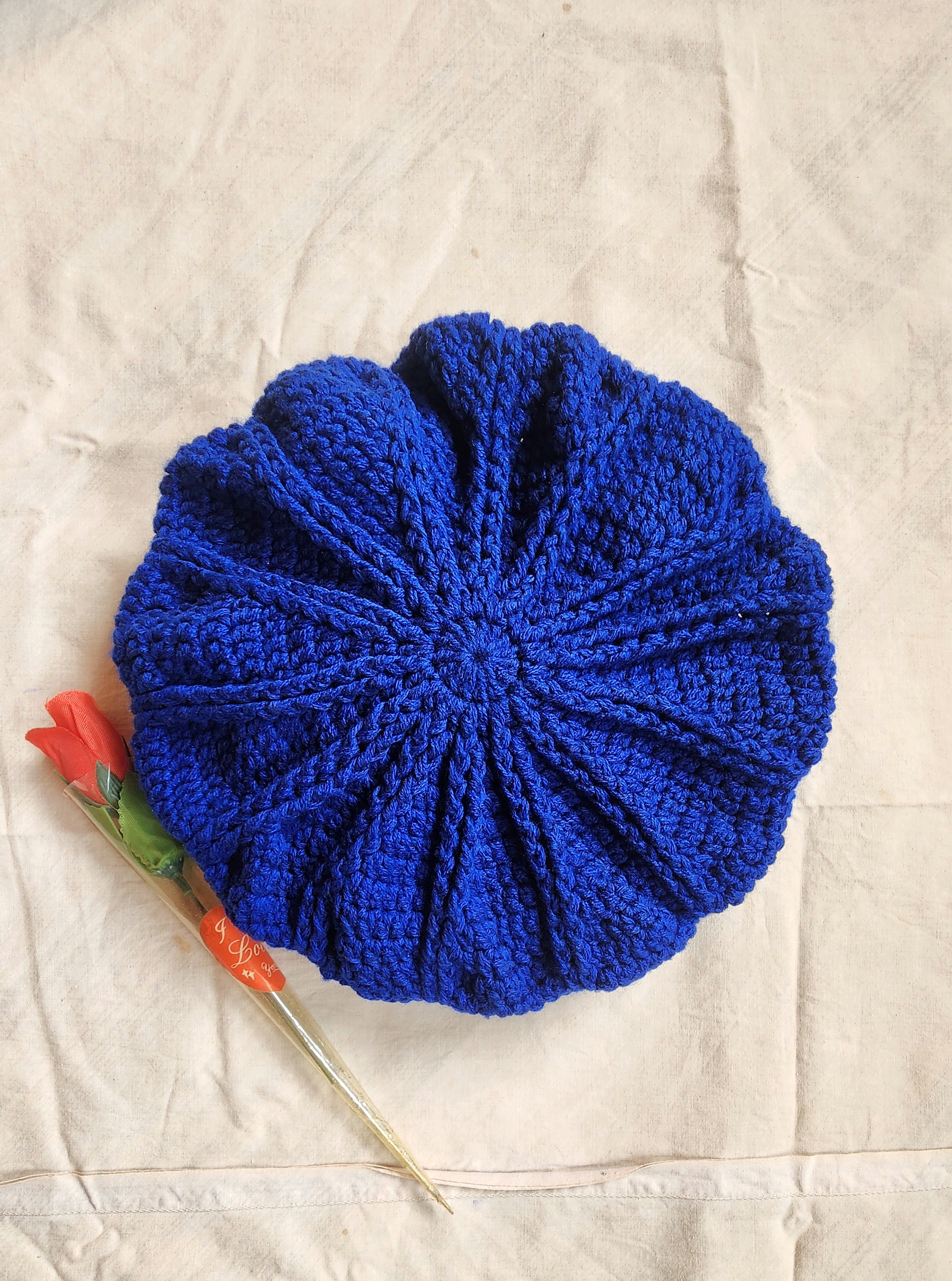 Crochet beret