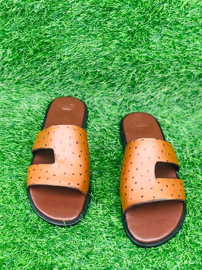 Men's handcrafted leather palm