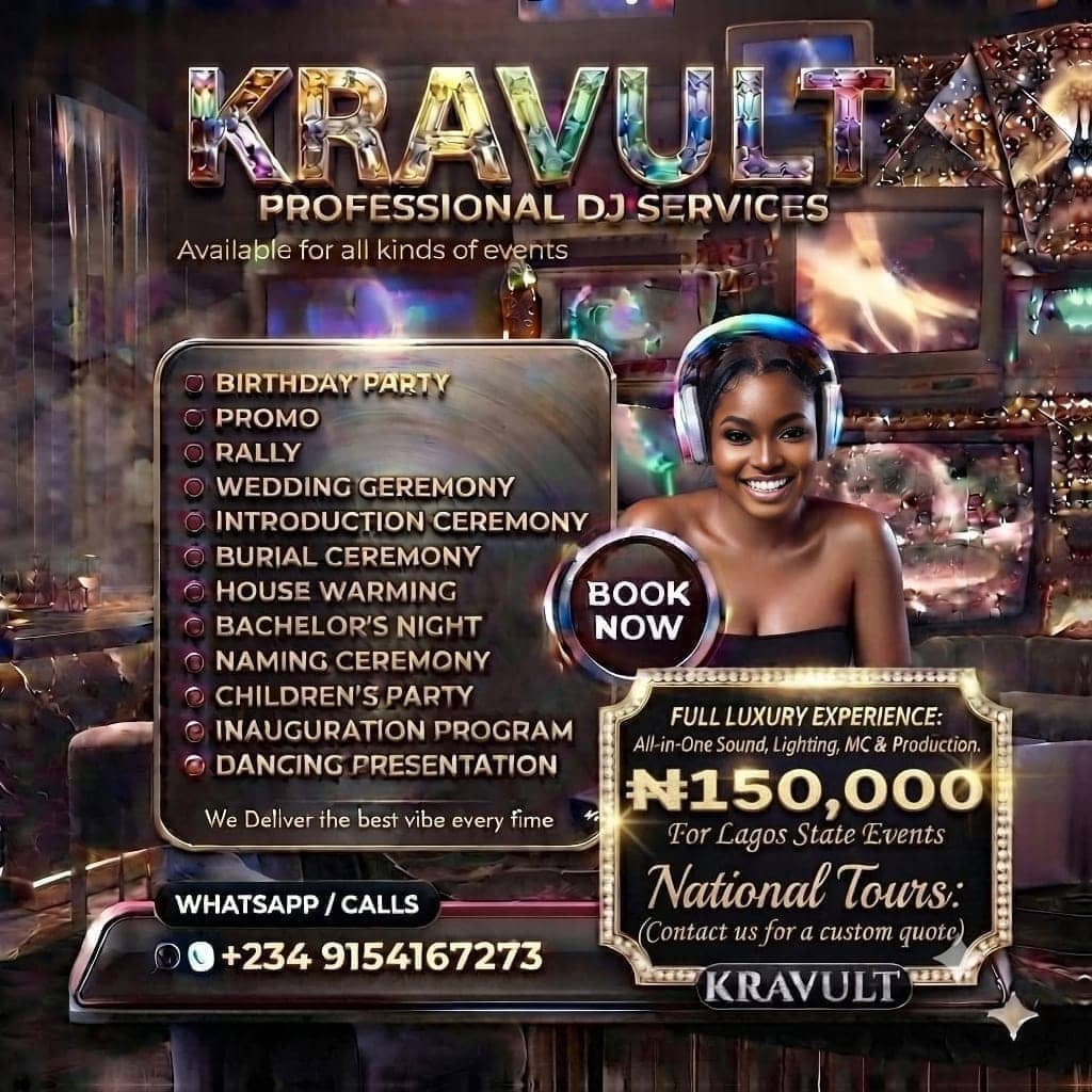 Best Event DJ Services in Nigeria & UK | Kravult